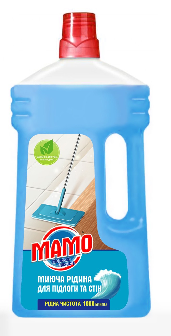 Миюча рідина для підлоги та стін MAMO морська свіжість